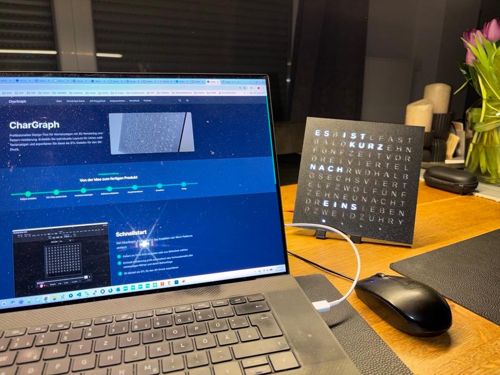 CharGraph Wortanzeige